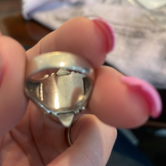 Silver turquoise ring - Picture 5 of 6